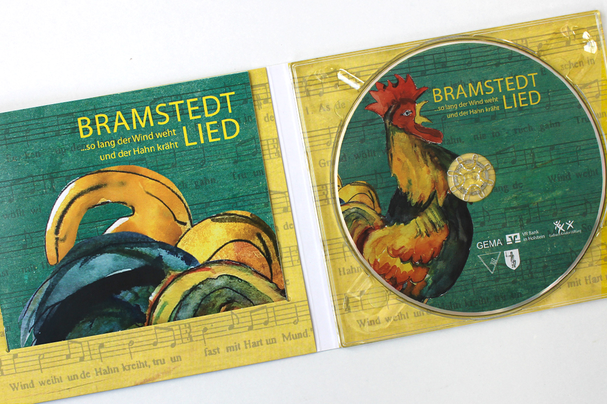 Innenseite Digipack der CD Bad Bramstedt Lied
